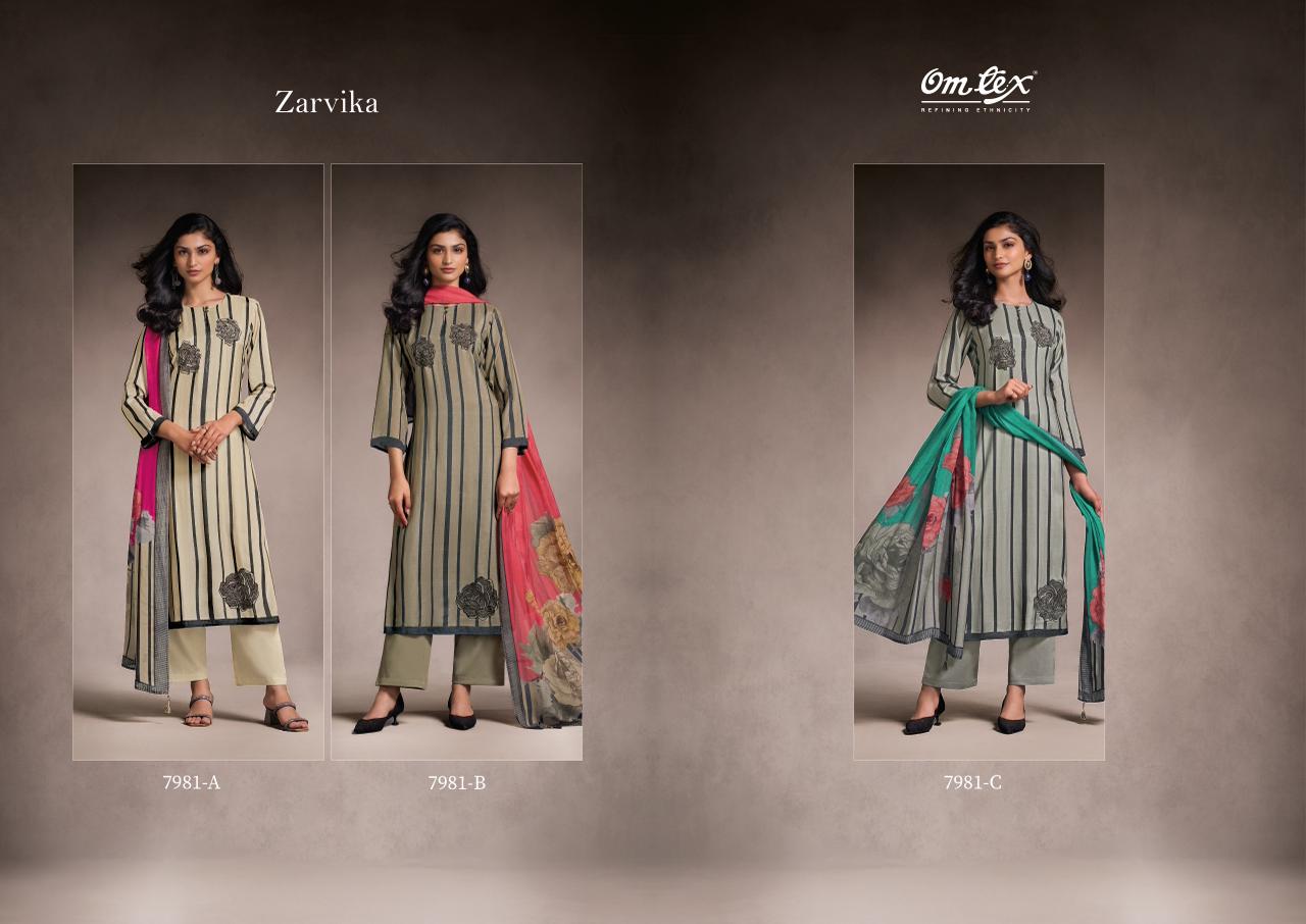 Zarvika 7981 Omtex Silk Pant Style Suits Manufacturer Ahmedabad