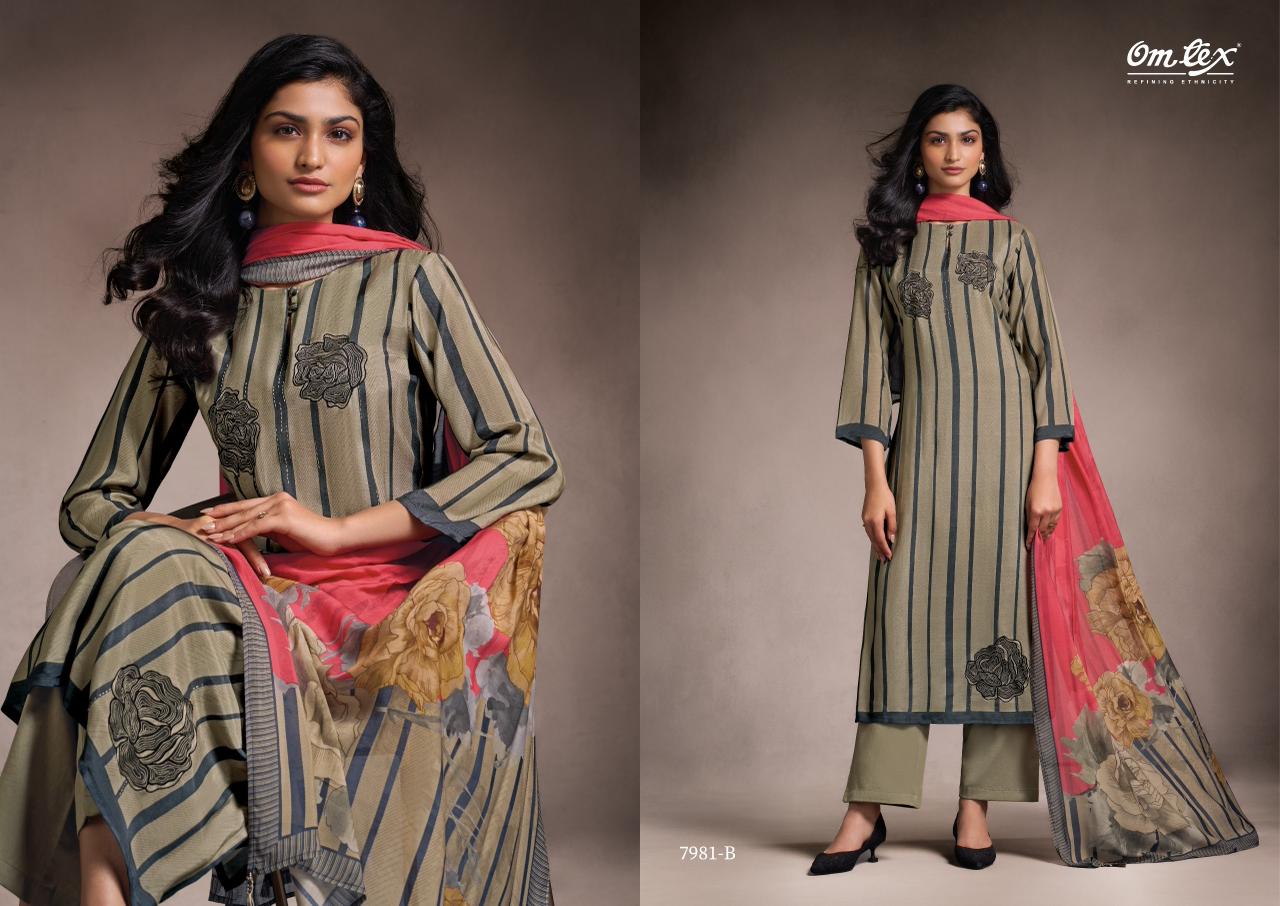 Zarvika 7981 Omtex Silk Pant Style Suits Manufacturer Ahmedabad