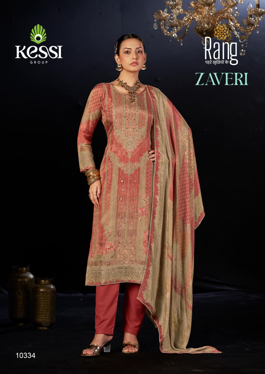 Zaveri Kessi Rang Muslin Pant Style Suits Wholesale Price