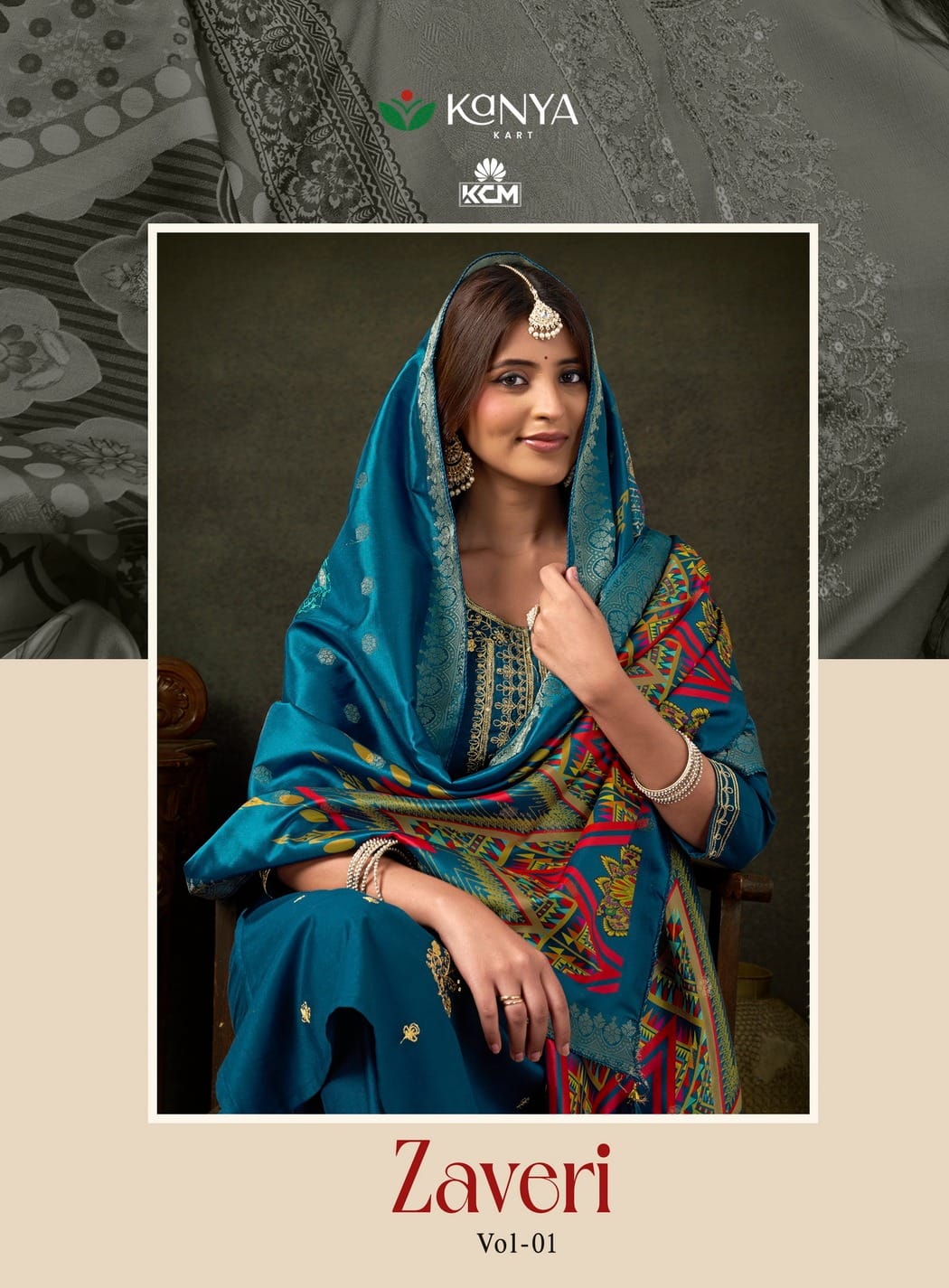 Zaveri Vol 1 Kanya Kcm Gadwal Readymade Pant Style Suits Manufacturer Gujarat