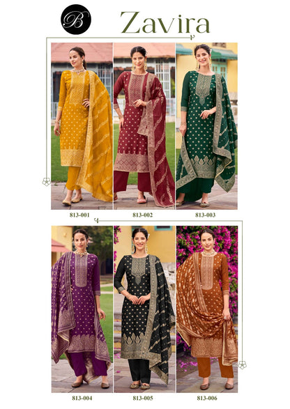 Zavira Belliza Designer Studio Pure Viscose Pant Style Suits Exporter Gujarat