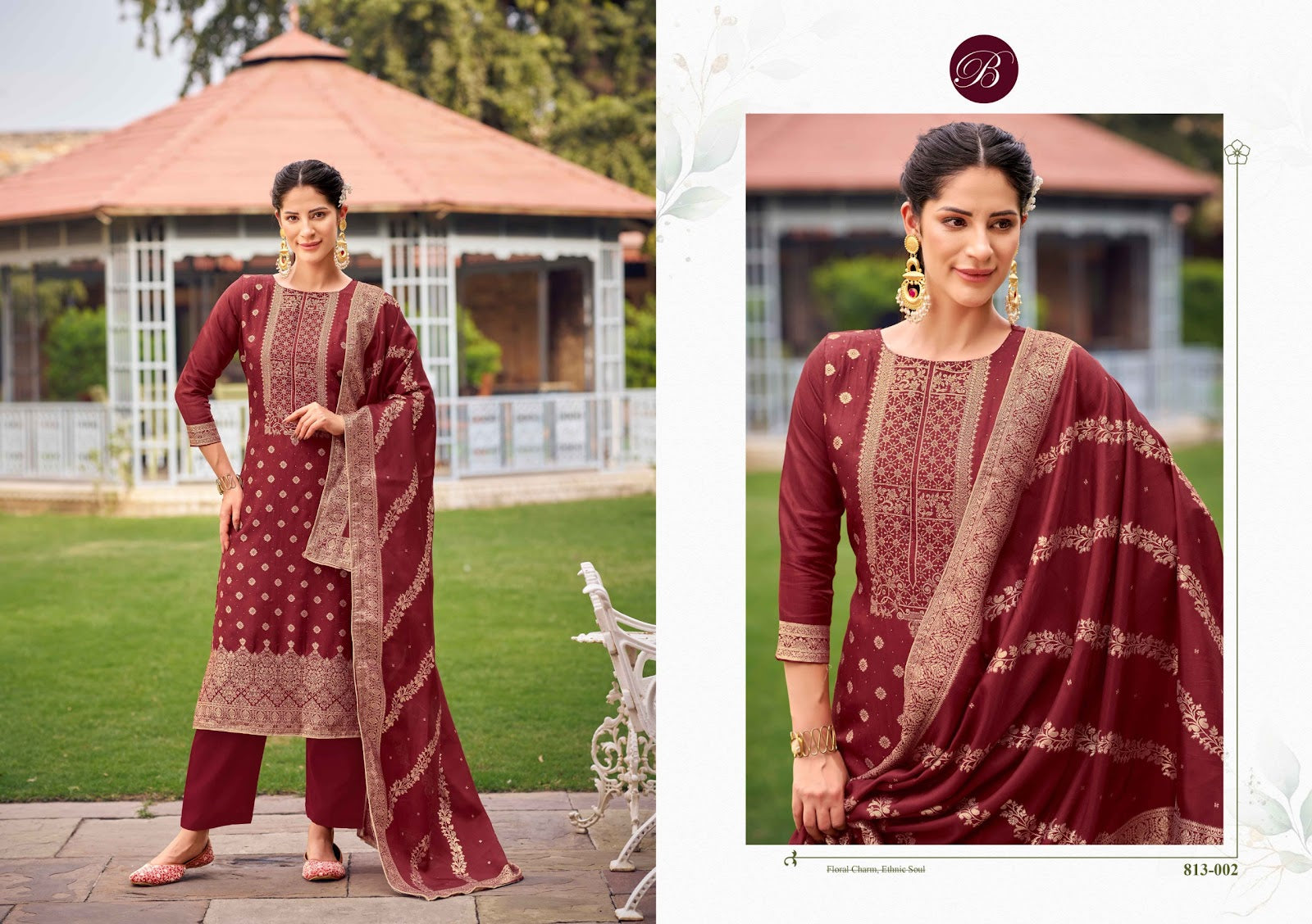 Zavira Belliza Designer Studio Pure Viscose Pant Style Suits Exporter Gujarat