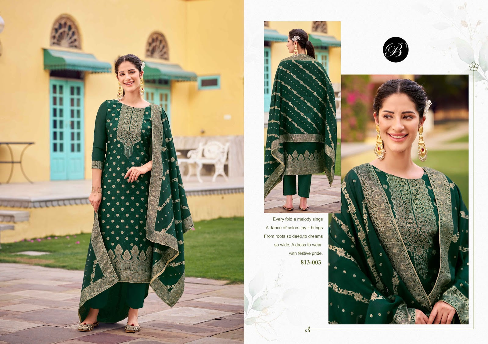 Zavira Belliza Designer Studio Pure Viscose Pant Style Suits Exporter Gujarat
