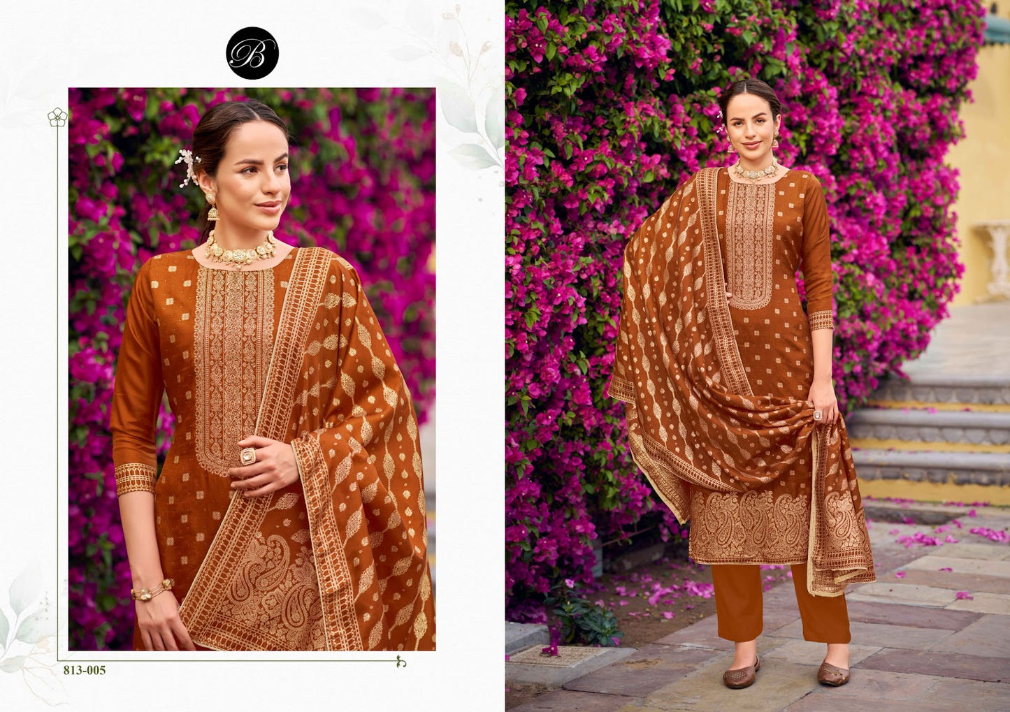 Zavira Belliza Designer Studio Pure Viscose Pant Style Suits Exporter Gujarat
