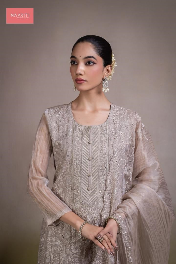 Zaviyana Naariti Tissue Silk Pant Style Suits Wholesale Rate