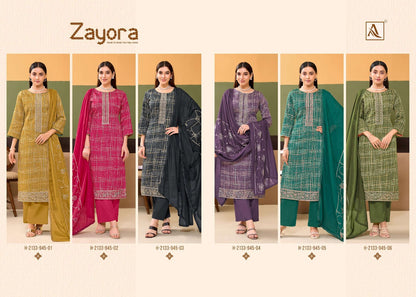 Zayora Alok Cotton Karachi Salwar Suits Wholesaler Gujarat