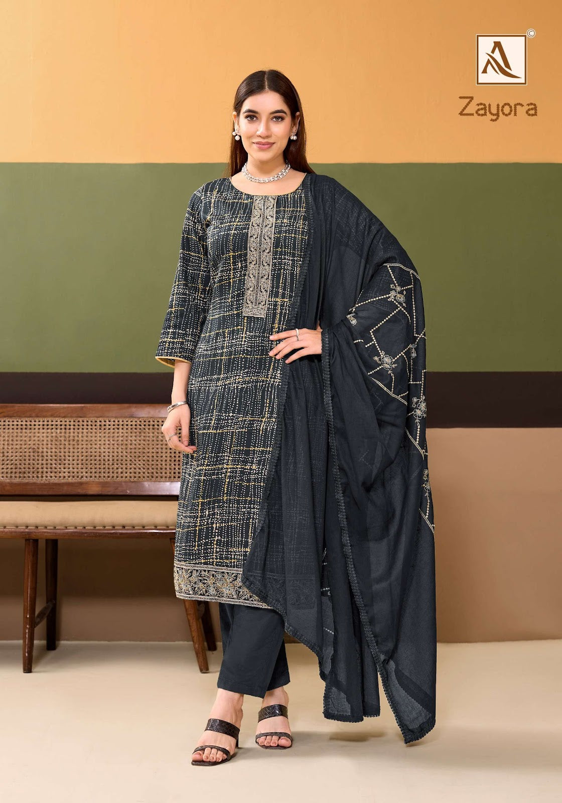 Zayora Alok Cotton Karachi Salwar Suits Wholesaler Gujarat