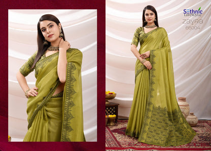 Zayra 66001-66008 Sethnic Linen Sarees Wholesaler Gujarat