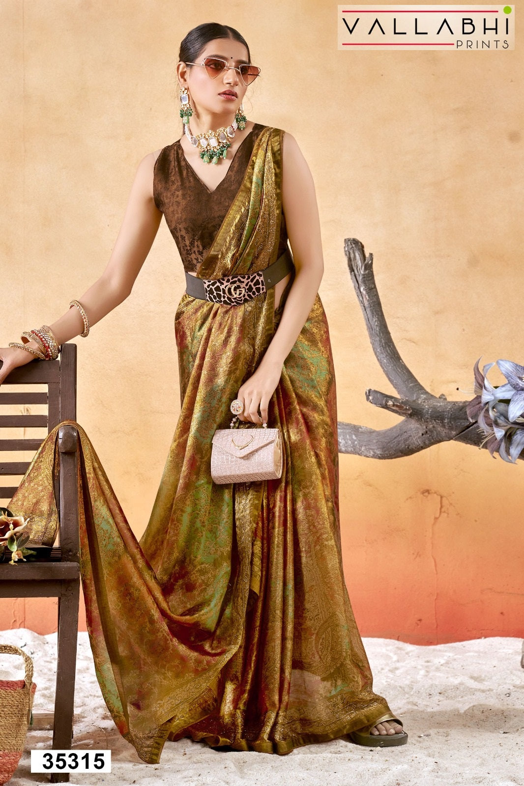 Zayrin Vol 2 Vallabhi Prints Sarees Supplier Gujarat