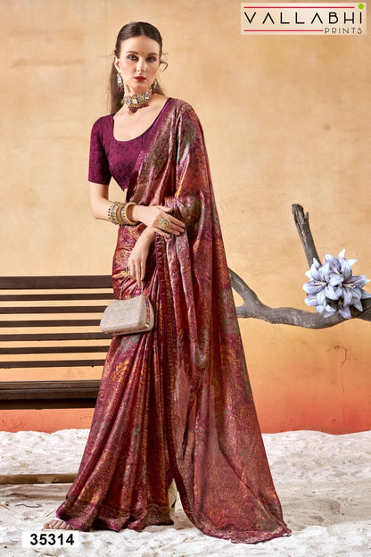 Zayrin Vol 2 Vallabhi Prints Sarees Supplier Gujarat