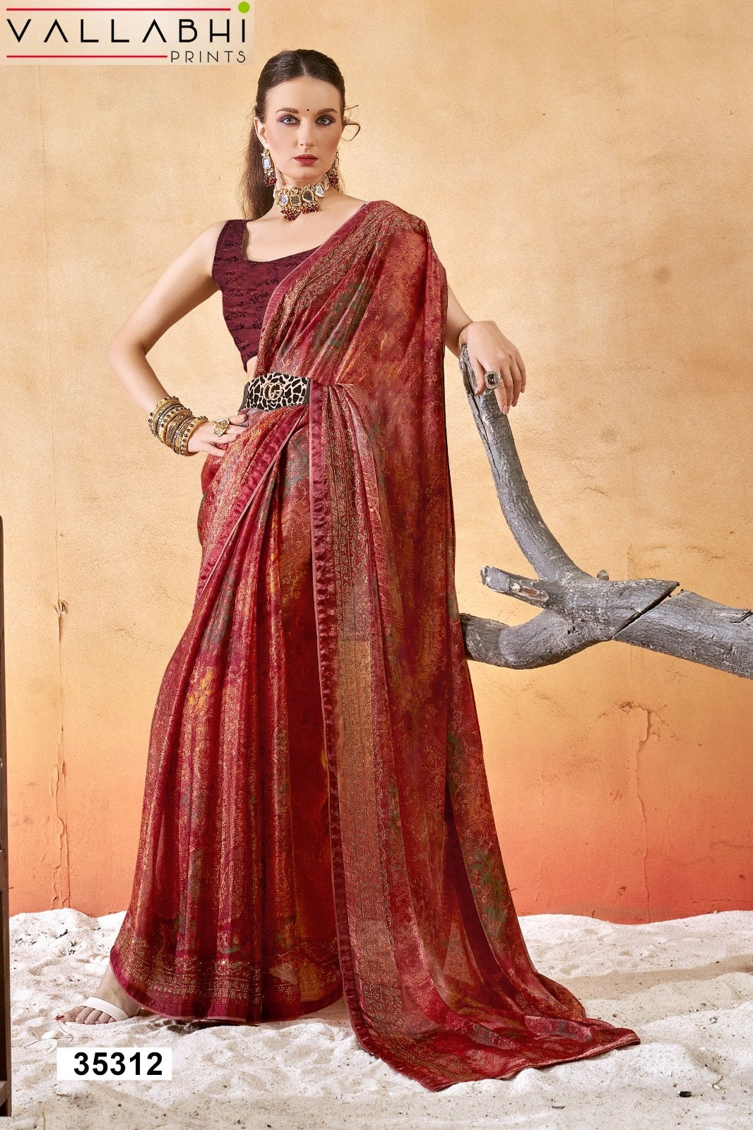 Zayrin Vol 2 Vallabhi Prints Sarees Supplier Gujarat