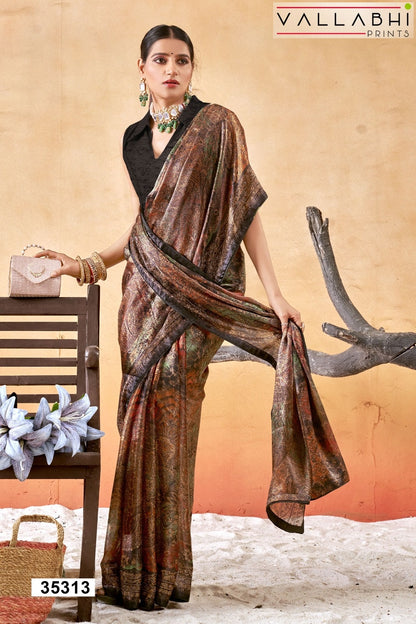 Zayrin Vol 2 Vallabhi Prints Sarees Supplier Gujarat