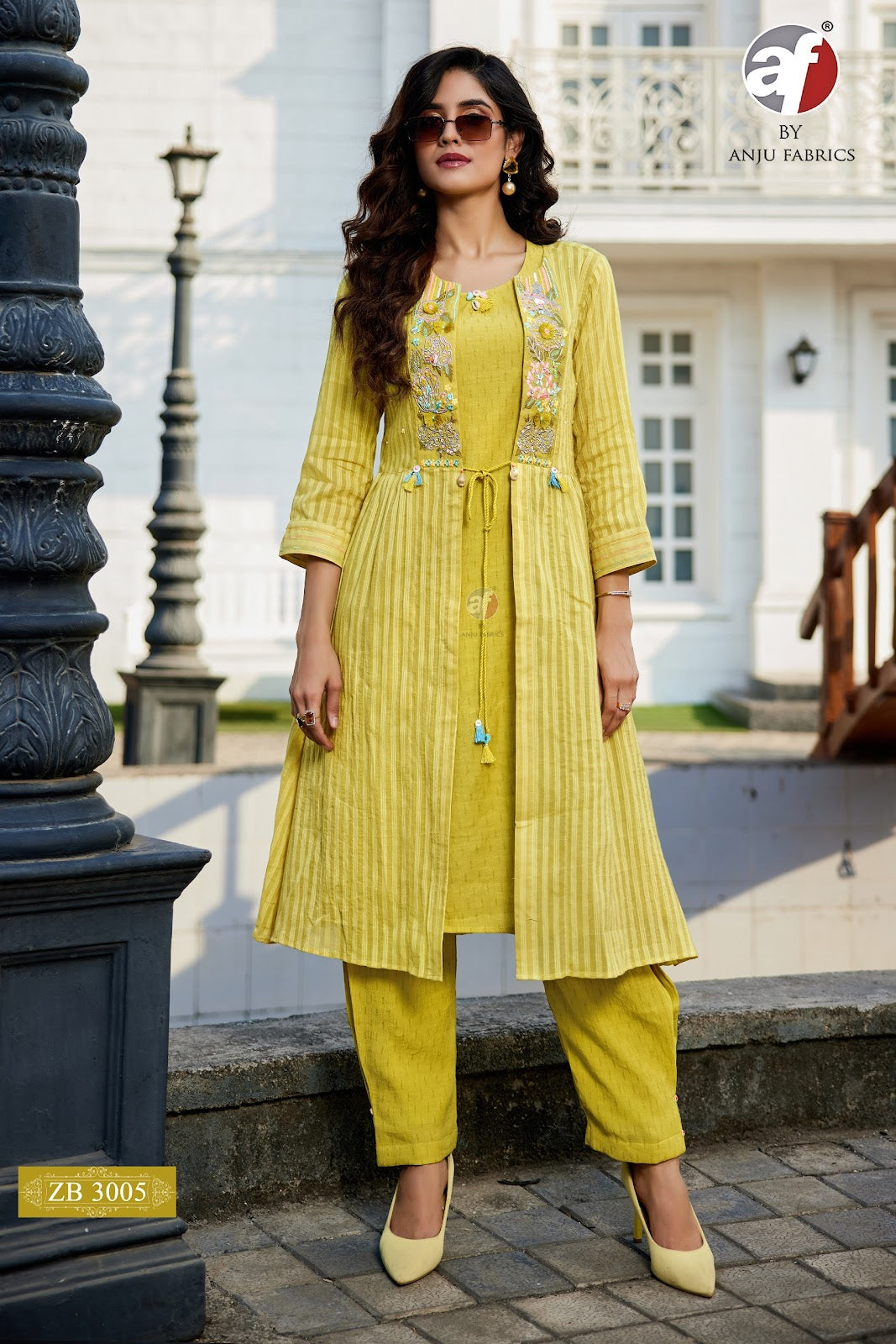 Zb 3005 Af Cotton Dobby Pakistani Readymade Suits Manufacturer