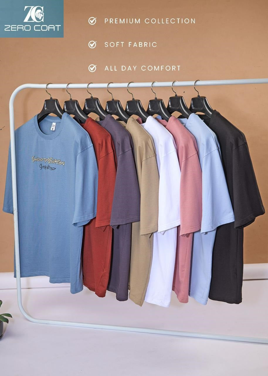 Zc 1635 Zero Coat Cotton Looper Mens Tshirts Manufacturer India