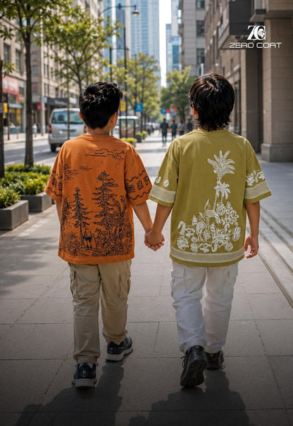 Zck 768 Zero Coat Cotton Boys Tshirt Wholesale
