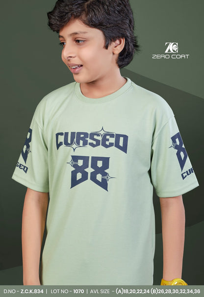 Zck 834 Zero Coat Cotton Boys Tshirt Wholesaler India