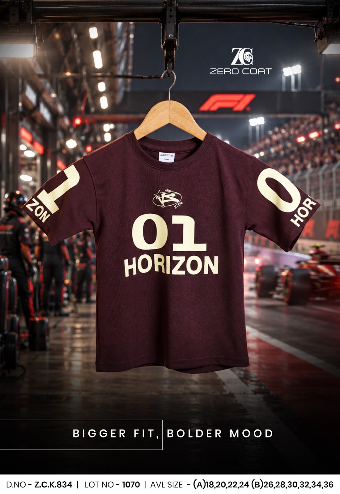 Zck 834 Zero Coat Cotton Boys Tshirt Wholesaler India