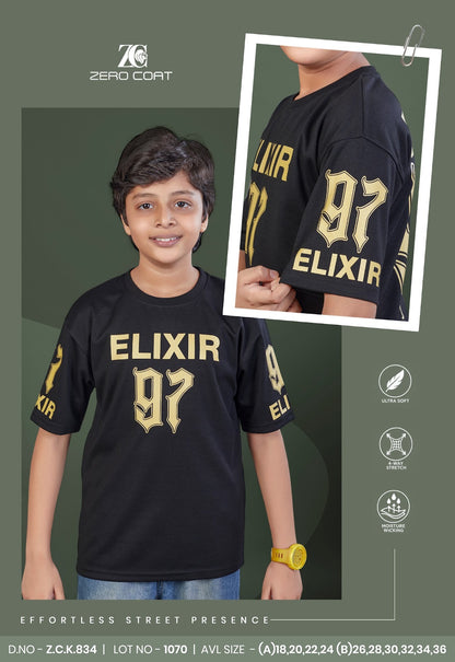 Zck 834 Zero Coat Cotton Boys Tshirt Wholesaler India