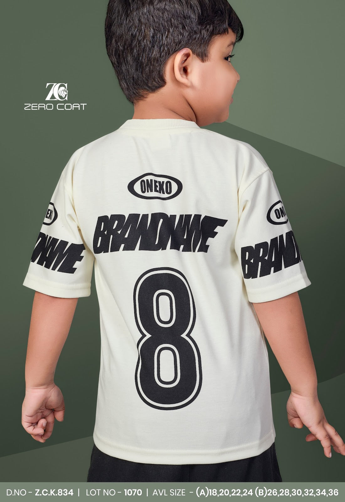 Zck 834 Zero Coat Cotton Boys Tshirt Wholesaler India