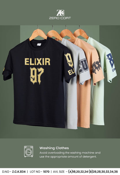 Zck 834 Zero Coat Cotton Boys Tshirt Wholesaler India