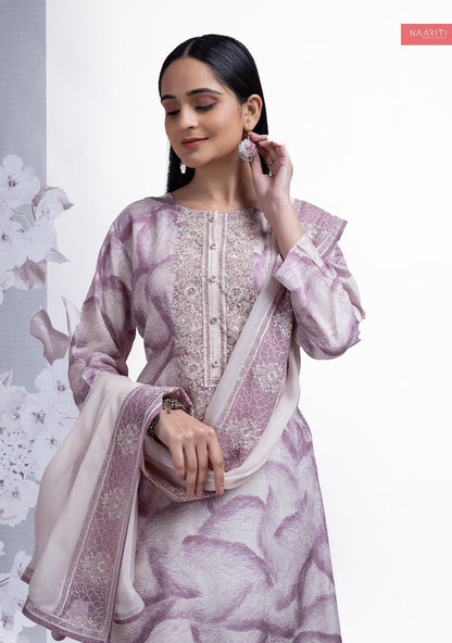 Zebir Naariti Muslin Pant Style Suits Manufacturer India