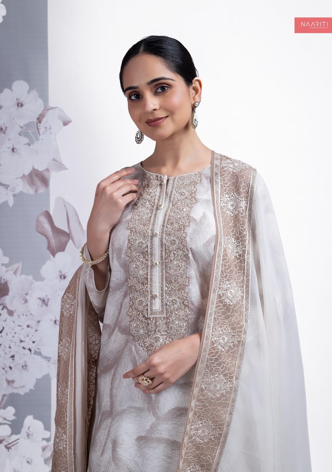 Zebir Naariti Muslin Pant Style Suits Manufacturer India