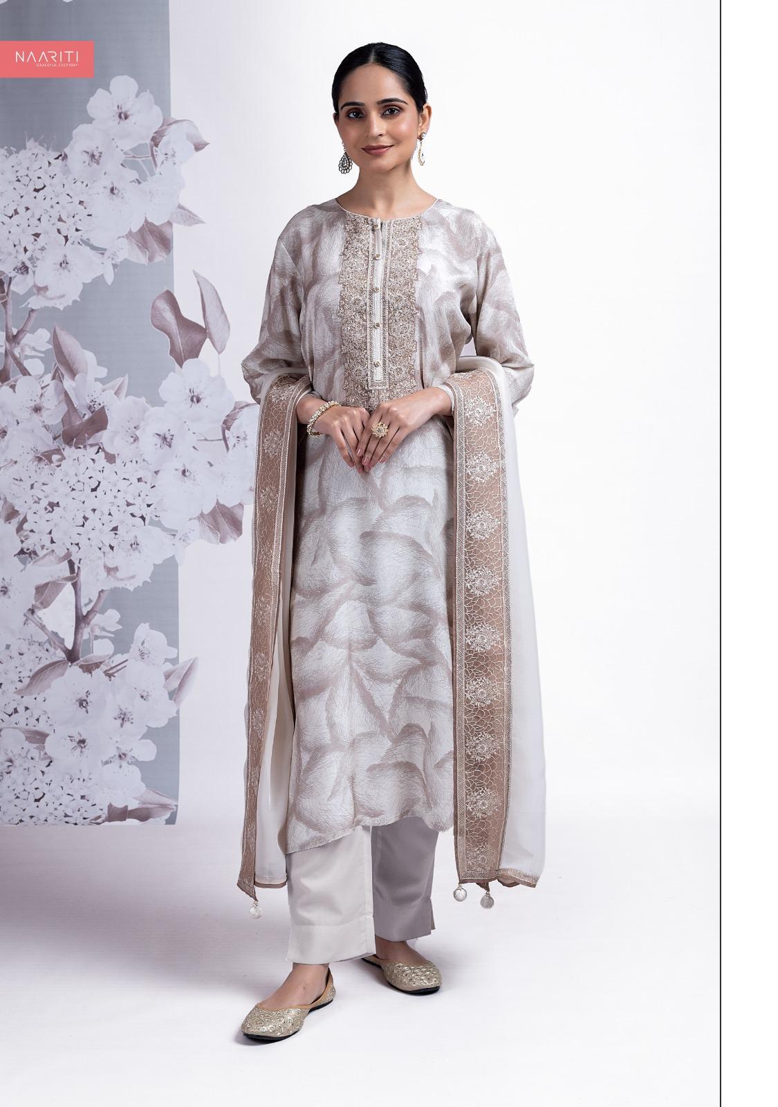 Zebir Naariti Muslin Pant Style Suits Manufacturer India