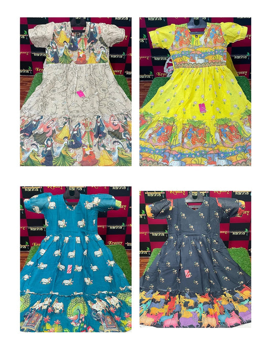 Zee 181025 Kanha Linen Anarkali Kurtis Supplier