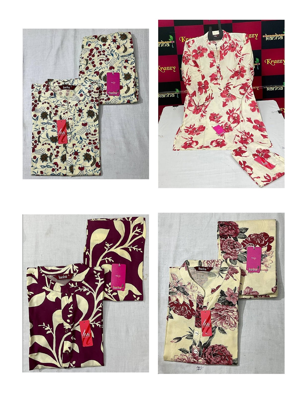 Zeel 0608 Kanha Reyon Co Ord Set Supplier Ahmedabad