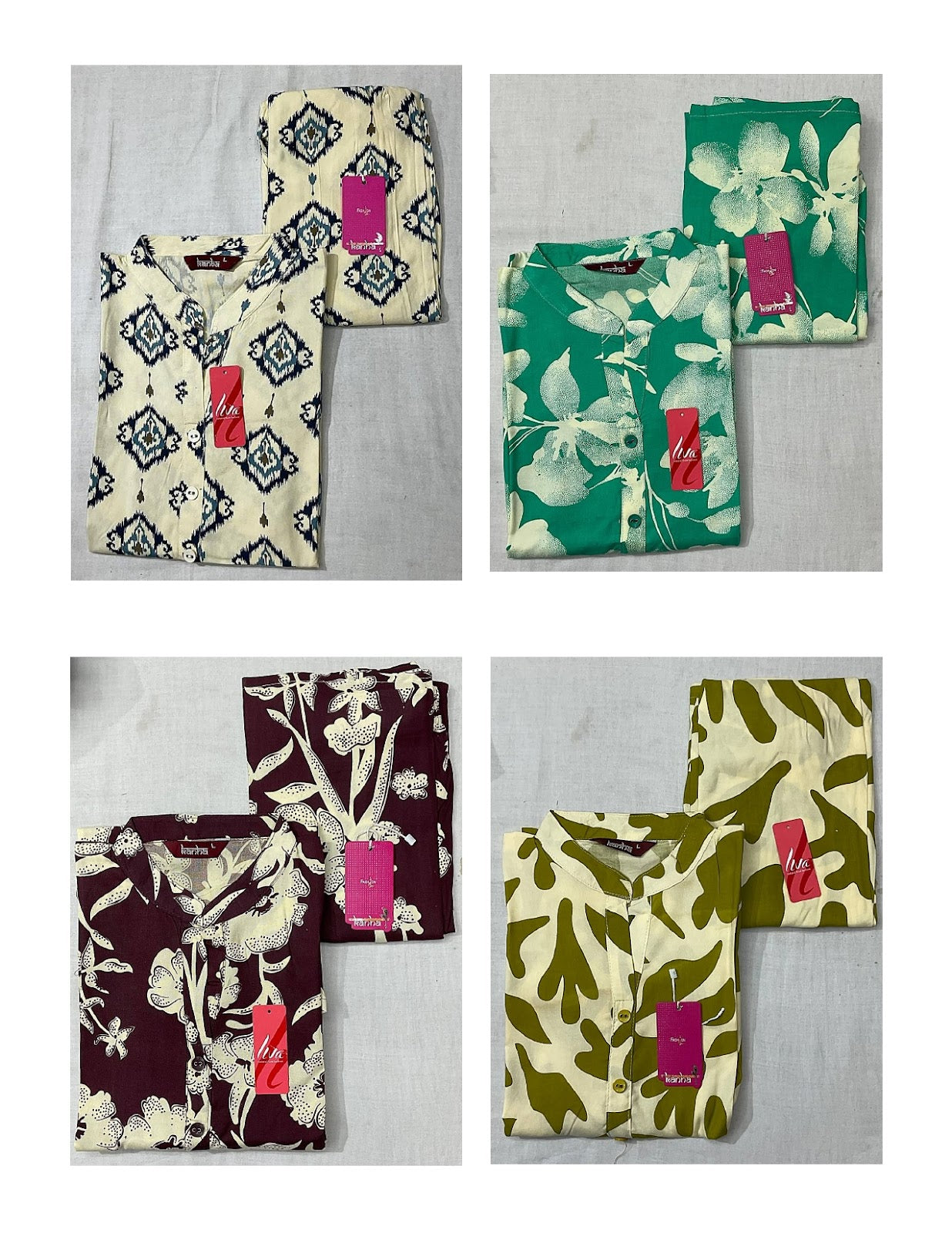 Zeel 0608 Kanha Reyon Co Ord Set Supplier Ahmedabad