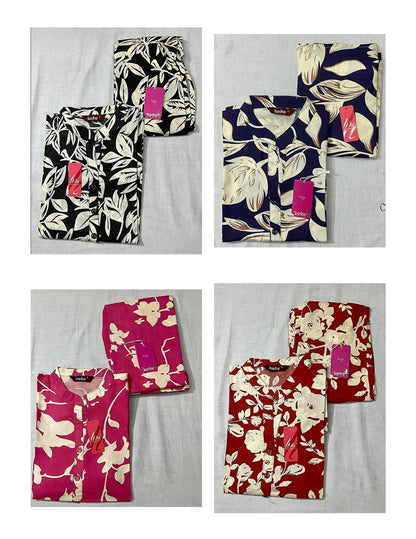 Zeel 0608 Kanha Reyon Co Ord Set Supplier Ahmedabad