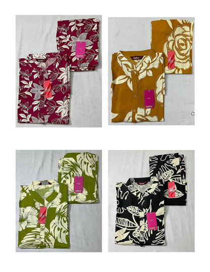 Zeel 0608 Kanha Reyon Co Ord Set Supplier Ahmedabad