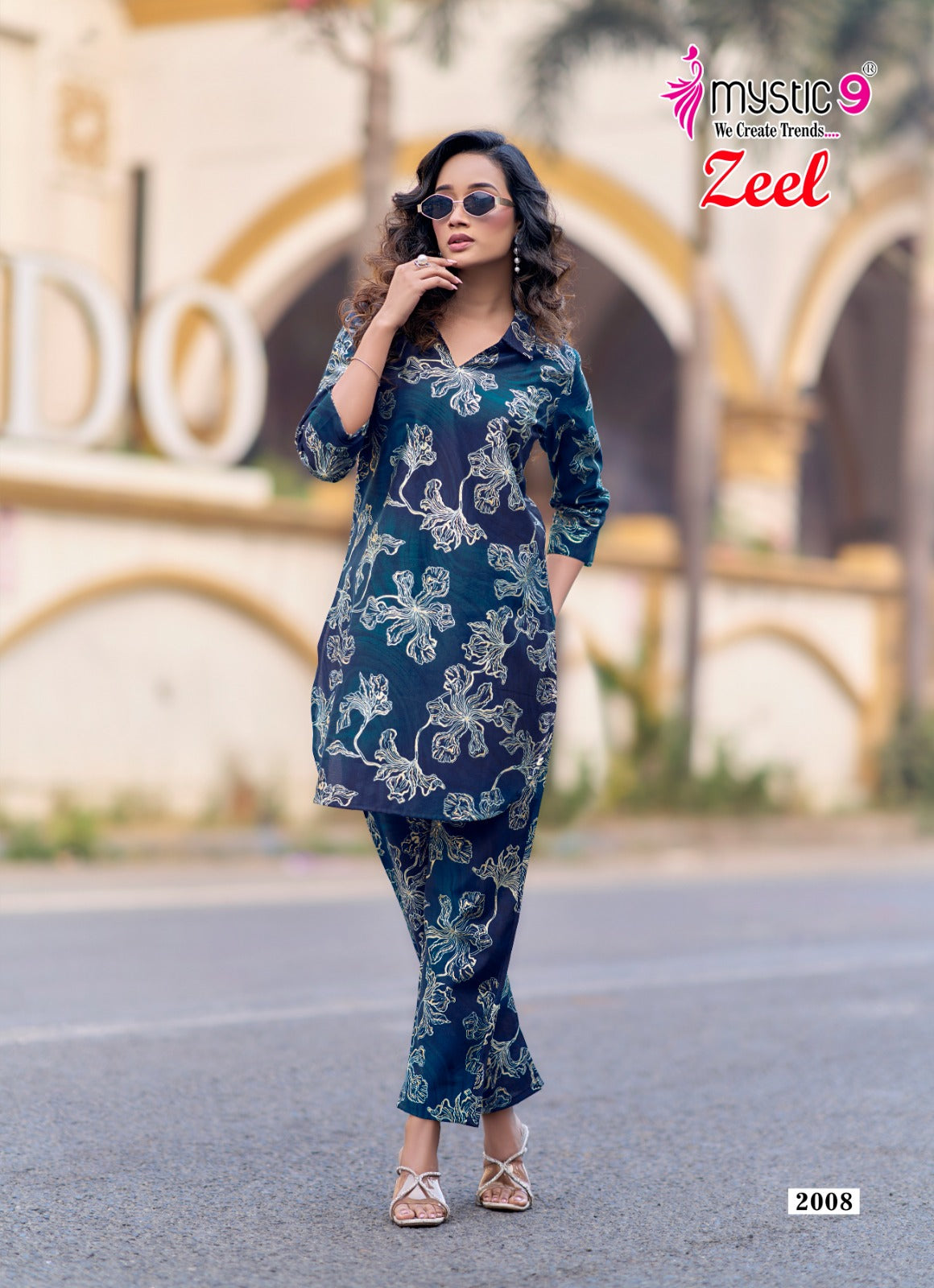 Zeel Vol 2 Mystic 9 Gadwal Co Ord Set Manufacturer
