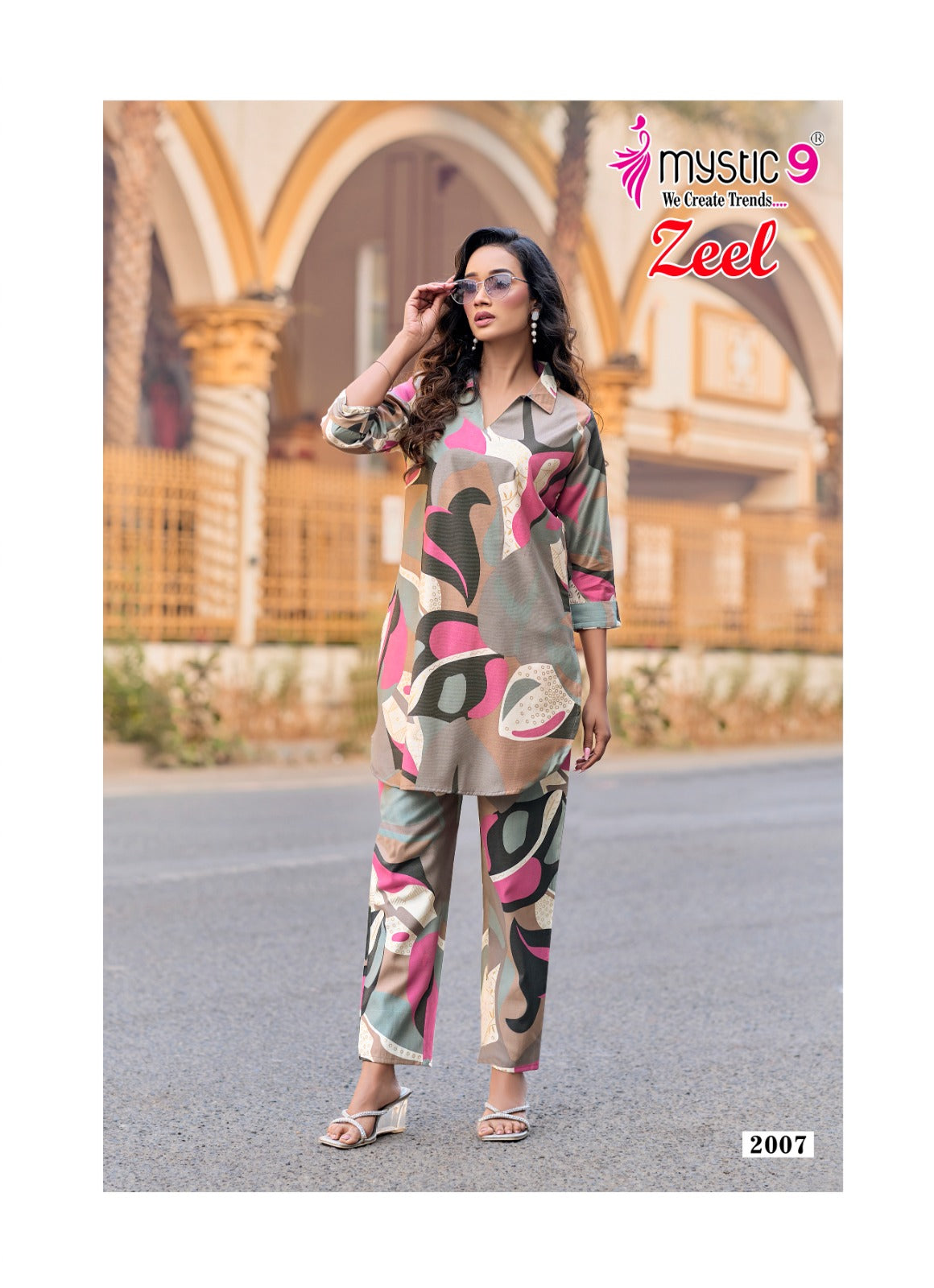 Zeel Vol 2 Mystic 9 Gadwal Co Ord Set Manufacturer