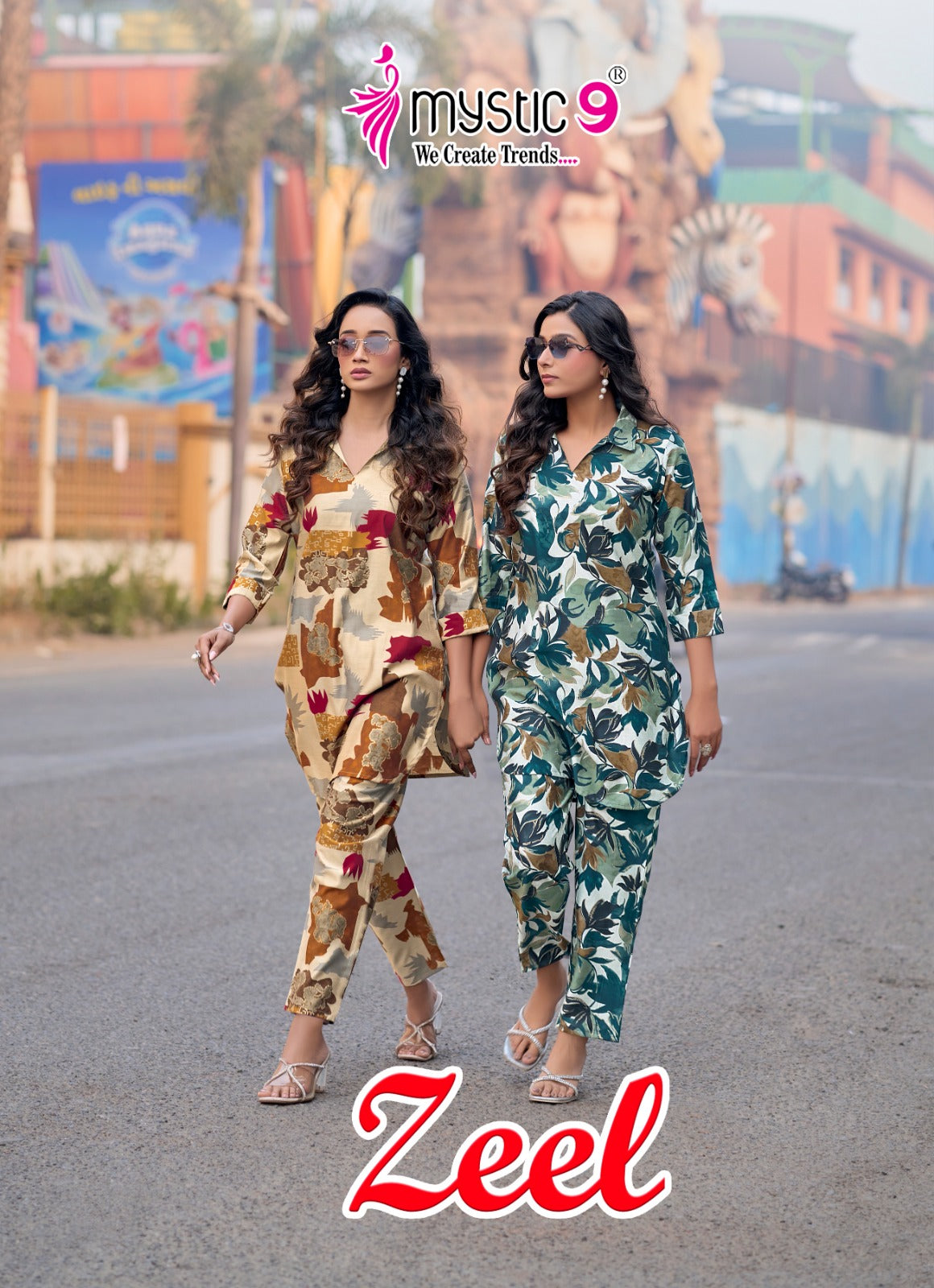 Zeel Vol 2 Mystic 9 Gadwal Co Ord Set Manufacturer