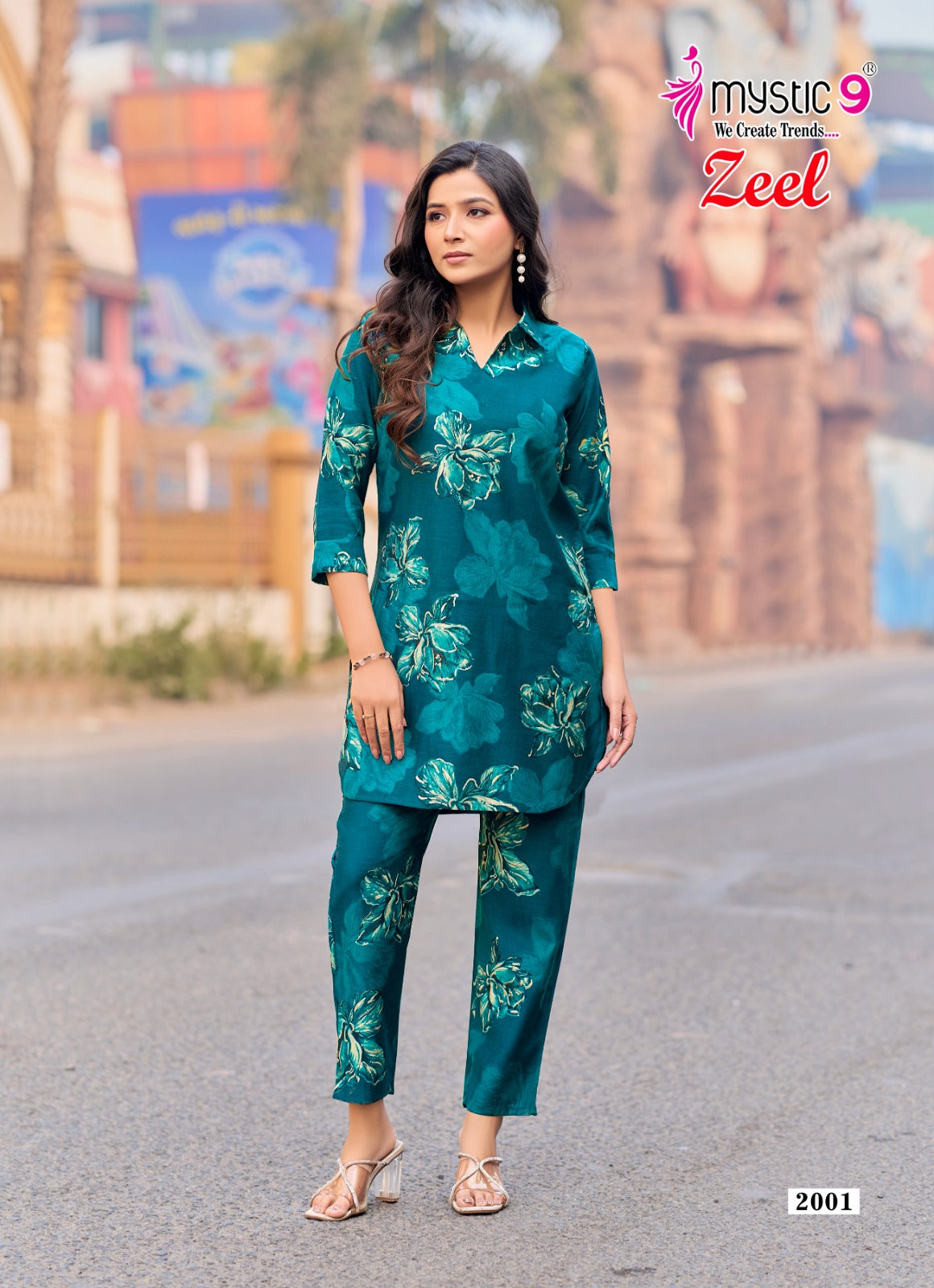 Zeel Vol 2 Mystic 9 Gadwal Co Ord Set Manufacturer