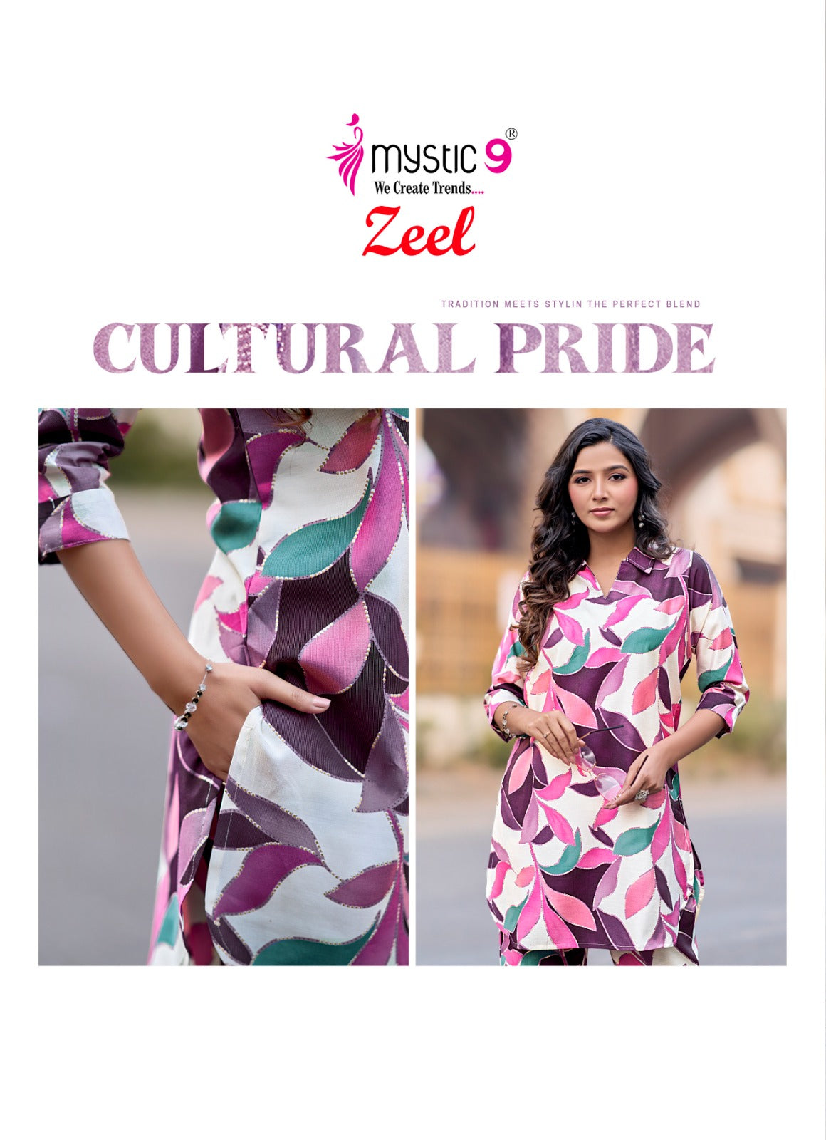 Zeel Vol 2 Mystic 9 Gadwal Co Ord Set Manufacturer