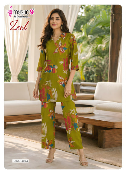 Zeel Vol 3 Mystic 9 Gadwal Co Ord Set Exporter