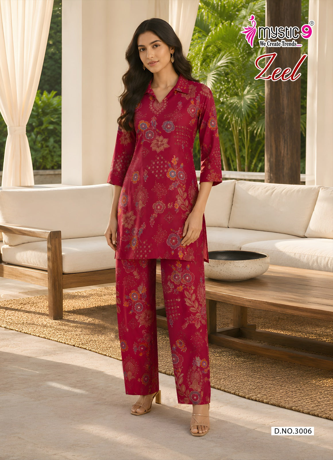 Zeel Vol 3 Mystic 9 Gadwal Co Ord Set Exporter