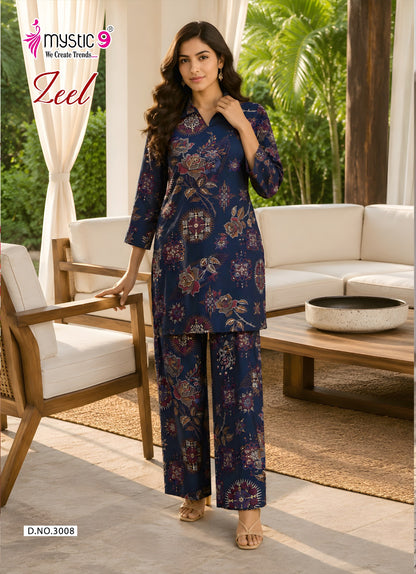 Zeel Vol 3 Mystic 9 Gadwal Co Ord Set Exporter