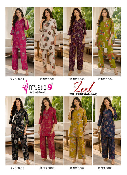 Zeel Vol 3 Mystic 9 Gadwal Co Ord Set Exporter