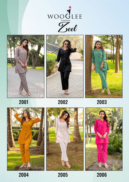 Zeel Wooglee Cotton Co Ord Set Wholesaler Ahmedabad