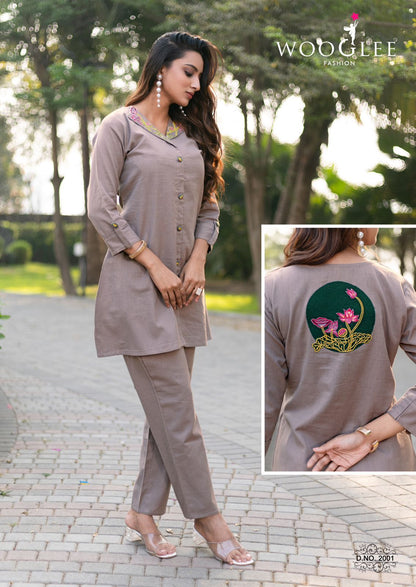 Zeel Wooglee Cotton Co Ord Set Wholesaler Ahmedabad