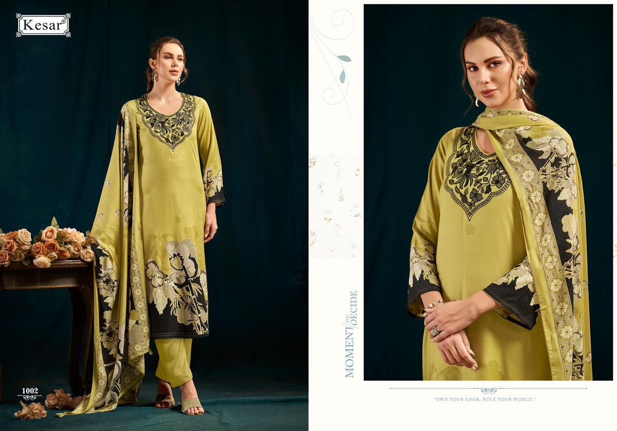 Zeenat Kesar Viscose Pashmina Suits Wholesale Price