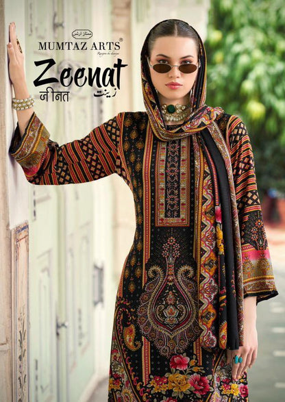 Zeenat Mumtaz Arts Viscose Rayon Karachi Salwar Suits Wholesale