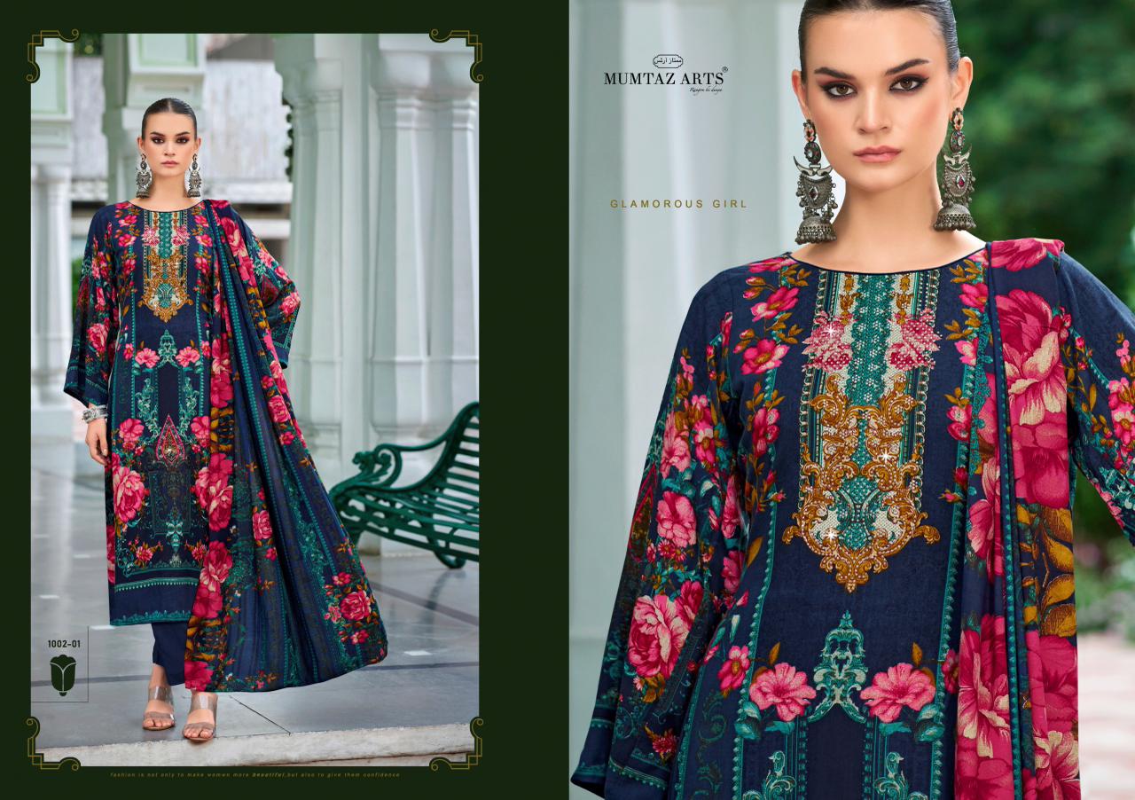 Zeenat Mumtaz Arts Viscose Rayon Karachi Salwar Suits Wholesale