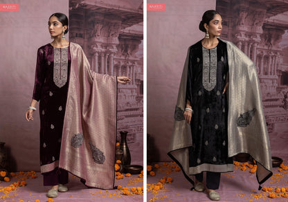 Zeenat Naariti Velvet Suits Supplier