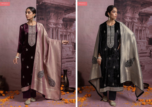 Zeenat Naariti Velvet Suits Supplier