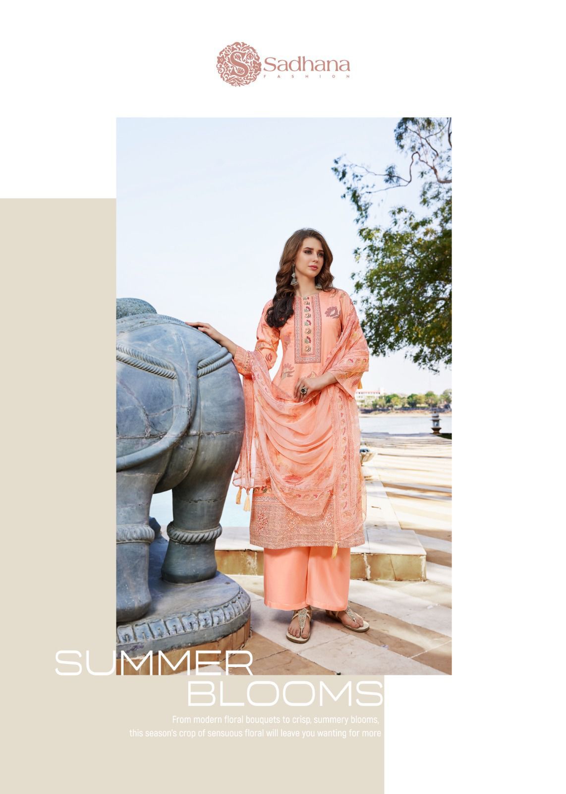 Zeenat Sadhana Lawn Cotton Pant Style Suits