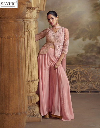 Zeenat Sayuri Viscose Indo Western Pair Manufacturer Ahmedabad